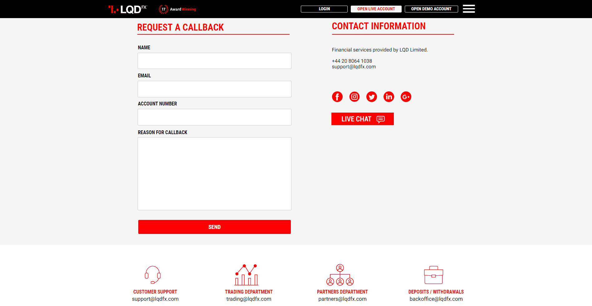 LQDFX Review customer support LQDFX Review customer support